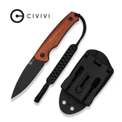 Nóż Civivi Altus Fixed Guibourtia Wood, Black Stonewashed 14C28N (C20076B-3)