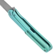 KB Kubey Dandy Knife, Green Titanium, Sandblasted CPM S90V by Maksym Tkachuk (KB247F)