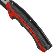 Herbertz Knife Black-Red Aluminum, Black 420 (10000350)