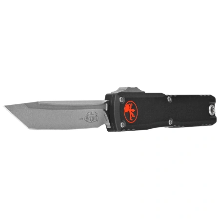 Microtech Ultratech Gen III ZBP T/E RSK OTF Knife Black Aluminum, Stonewashed M390MK by Tony Marfione (1123-10RSK)