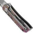 Bestech Engine Bowie Carbon Fiber/Colorful Flamed Titanium, Bead Blasted/Satin CPM S35VN (BT1806D)