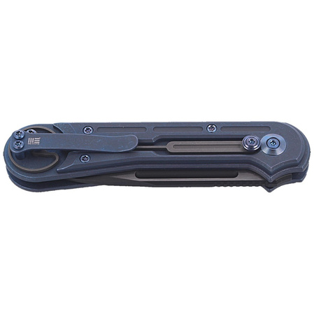 WE Knife Double Helix Blue Titanium, Black Stonewashed CPM S35VN (815C)