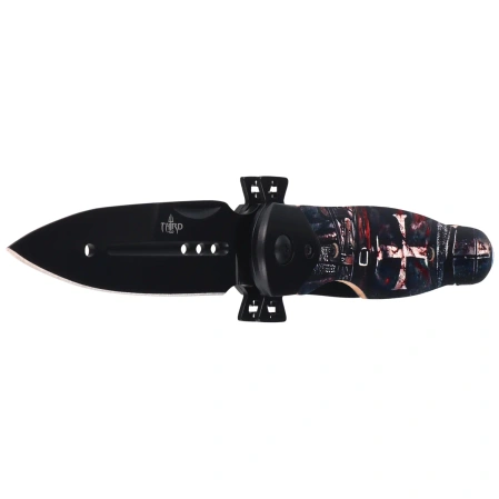 Nóż składany Third Decor Habitat N120T 3D Hospitaller Warrior Beechwood, Black 420 (TH-N120T)