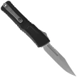 Microtech Combat Troodon Gen III Bowie OTF Knife Black Aluminum, Stonewashed M390MK by Tony Marfione (1146-10)