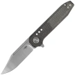 Bestech Syntax CP Black Micarta, Stonewashed/Satin CPM 154CM by Todd Knife and Tool (BG41D)