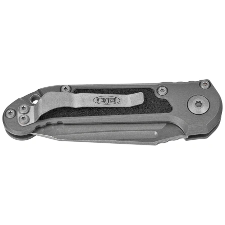 Nóż automatyczny Microtech LUDT Gen III T/E Natural Clear Aluminium, Apocalyptic M390MK by Tony Marfione (1136-10APNC)