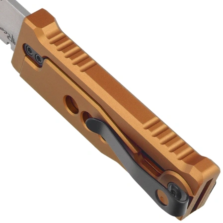 Reate EXO-U V2 Utility Knife Gold Speedhole Aluminum, Stainles Steel