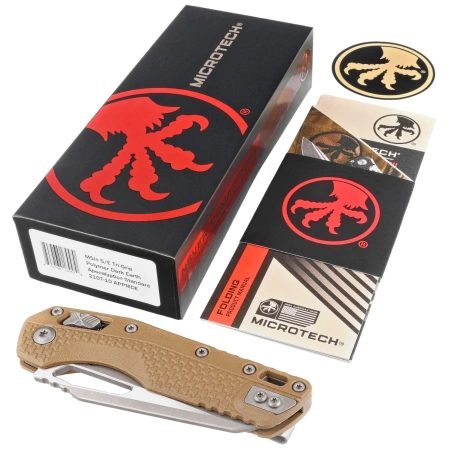 Microtech MSI S/E Knife Dark Earth Polymer, Apocalyptic M390MK by Tony Marfione (210T-10APPMDE)