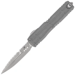 Nóż automatyczny OTF Microtech Ultratech Gen III EX-ZBP Bayonet Signature Natural Clear Aluminium, Apocalyptic M390MK F/S by Tony Marfione (1120EX-12APNCS)