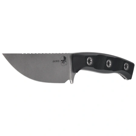 Microtech Akris S/E Knife Black G10, Stonewashed M390MK by Tony Marfione (95-10BK-4)