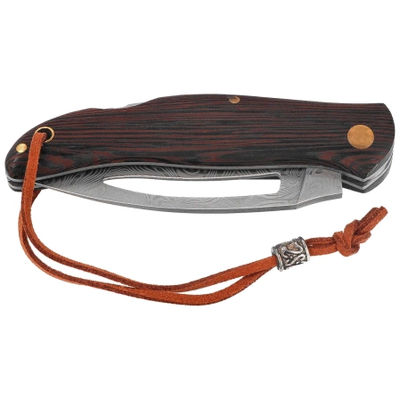 Martinez Albainox Knife Wengue Wood, Laser Pattern 3Cr13Mov (18754)