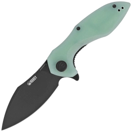 Kubey Nobel Knife Jade G10, Blackwashed 14C28N (KU236Q)