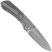 Remette RT-Meteor Knife Gray Titanium/Nebula Carbon Fiber, Pearlescent M390 (RTPT-A )
