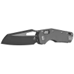 Microtech MSI S/E Knife Fluted Natural Clear Aluminum, Black Cerakote M390MK by Tony Marfione (210-1FLNC)