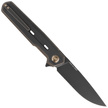 WE Knife Navo Bronze / Black Titanium, Black Stonewashed CPM 20CV by Ostap Hel (WE22026-3)