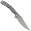 Nóż składany WeKnife Dracarys LE No ???/199 Gray Titanium, Stonewashed M390 (WE25061B-1)