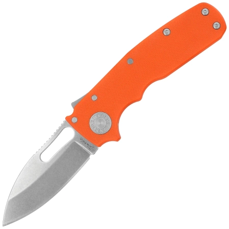 Demko Shark Cub Slicer Shark Knife Orange G10, Stonewashed CPM 20CV by Andrew Demko (SC-20CV-ORG10-SS)