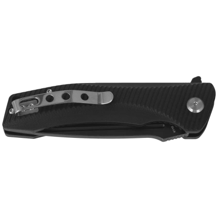 Bestech Mako Black G10, Black Stonewashed K110 Knife (BG27B)