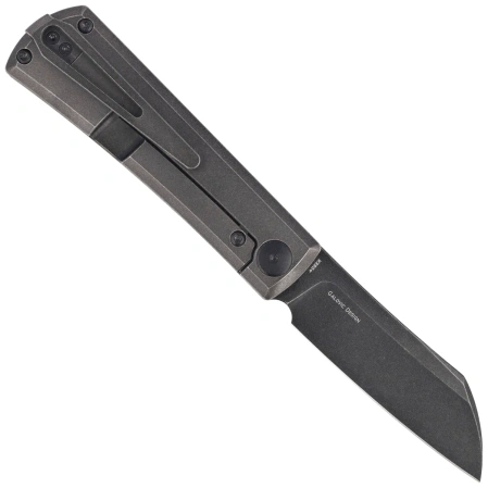 Bestech Bruv Knife Black Bronze Titanium, Black Stonewashed M390 by Galovic Design (BT2401B)