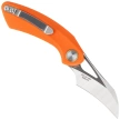 Bestech Bihai Orange G10, Grey DLC Stonewashed/Satin 14C28N by Ostap Hel Knife (BG53B-2)