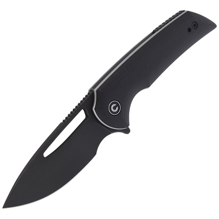 CIVIVI Knife Odium Black G10, Black Stonewashed by Ferrum Forge Knife Works (C2010E)