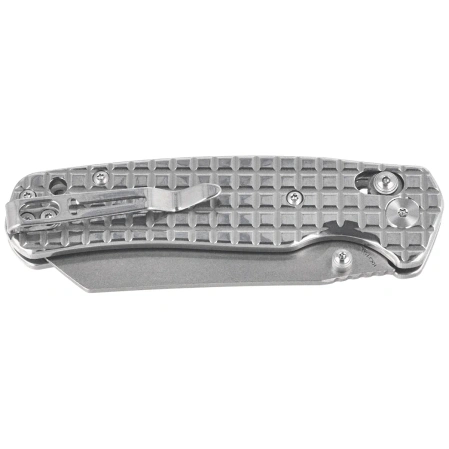 Bestechman Cicada's Wing Knife Mirror Polished Frag Stainless Steel, Stonewashed 10Cr15MoV (BMK06-S-5)