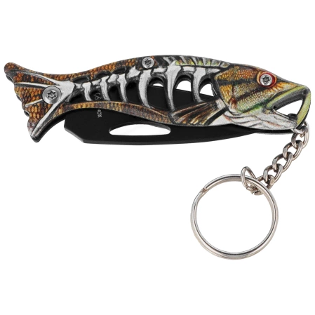 Nóż wędkarski brelok Martinez Albainox Fishing Golden Aluminium, Black 3Cr13Mov (18504-GD)