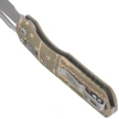 Microtech MSI S/E Knife Moss Green USA Flag Tri-Grip Polymer, Apocalyptic M390MK by Tony Marfione (210T-10APPMMGFLAG)