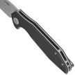 Kubey Nova KU117L Knife, Black G10, Satin 14C28N