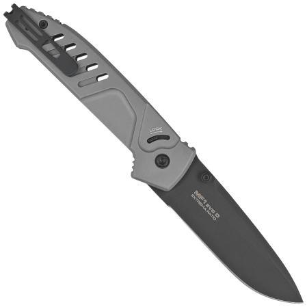 Nóż składany Extrema Ratio MF1 EVO D Wolf Grey Aluminium, Black MIL-C N690 (04.1000.0232/BLK/GRY)