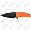 Nóż składany Bestech Fin Orange G10, Black Stonewashed 14C28N (BG34B-3)