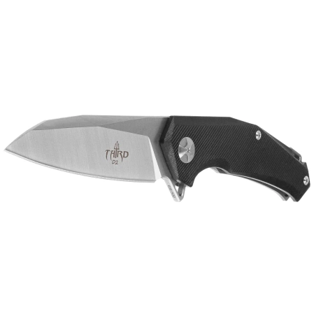 Nóż składany Decor Habitat Third Thunder LE No 036/500 Black G10/Titanium, Satin/ Stonewashed D2 (K4105)