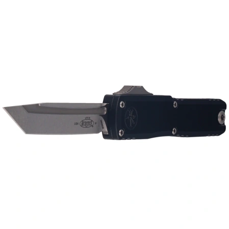Nóż automatyczny OTF Microtech UTX-70 Gen IV T/E Black Aluminium, Stonewashed M390MK by Tony Marfione (11494-10)