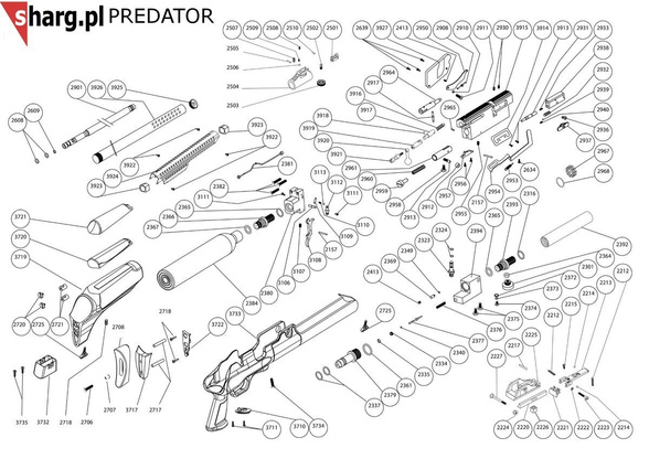Sealing needle BT PCP for Hatsan65, Galatian, Predator (2334-2335)