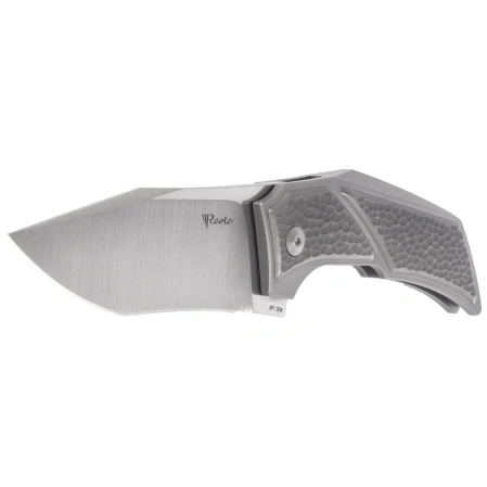 Nóż składany Reate T3500 Bead Blasted Titanium, Stonewashed / Satin M390 by Tashi Barucha