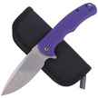 Civivi Knife Praxis Purple G10, Damascus (C803DS-2)