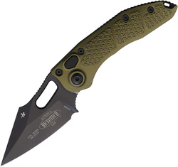 Nóż automatyczny Microtech Stitch-A S/E OD Green Aluminium, Black M390MK by Borka Blades and Tony Marfione (169-1OD)