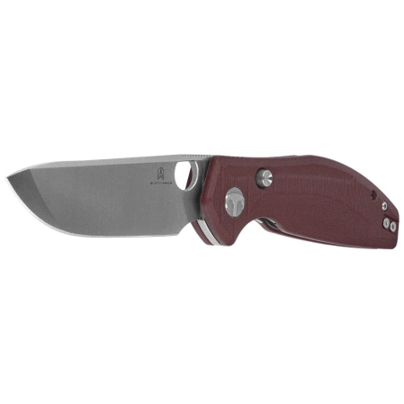 Bestechman Angry Owl Knife Brown G10, Satin/Stonewashed D2 by Keanu Alfaro (BMK12D-1)