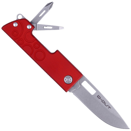 Nóż składany/Multi-Tool Maserin D-Dut 214 Red Aluminium, Stonewashed 440C by Bonus (214/R)