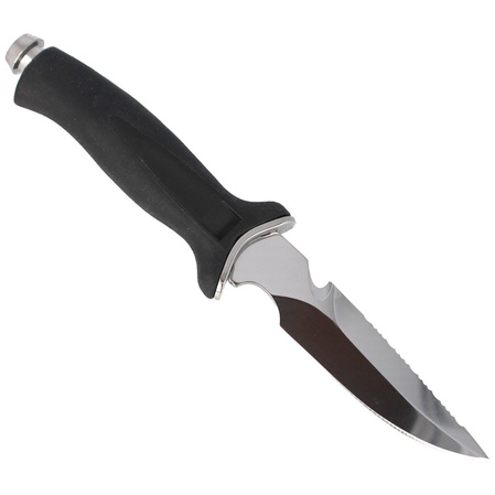 MAC Aquatys Diving Knife Black PP-TPE, Mirror W 1.4060