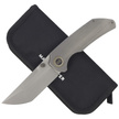 Nóż składany WE Knife Thug XL Gray Titanium, Gray Hand Rubbed CPM 20CV by Matthew Christensen (WE20028D-1)