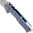 Nóż składany Medford Praetorian T DP Blue Titanium, Bronze HW/Clip, Tumbled S45VN by Greg Medford