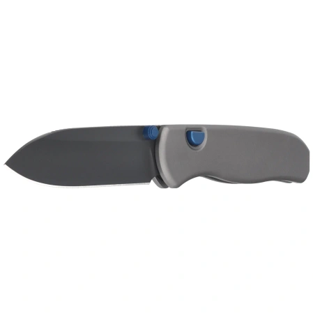 Kizer Drop Bear Zero Knife Dark Gray Aluminum, Matte DLC Ultra Elmax by Azo (Ki3619BDA1)