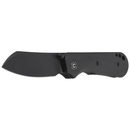 Civivi Crabby Knife Black Canvas Micarta, Black Stonewashed 14C28N by Ken Onion Jr. (C24055-3)