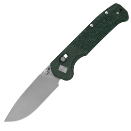 Nóż składany Maserin Frontier 634/MCV Green Micarta, Stonewashed Nitro X7