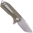 Nóż składany Kubey Campe Striped Green G10, Sandblast D2 (KU203E)