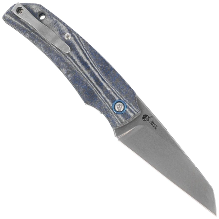 Nóż składany MKM Ice Denim Canvas Micarta, Stonewashed MagnaCut by Tommaso Rumici & Denis Simonutti (MK IC-DC)