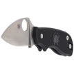 Spyderco Squeak Lightweight Black PlainEdge Knife (C154PBK)