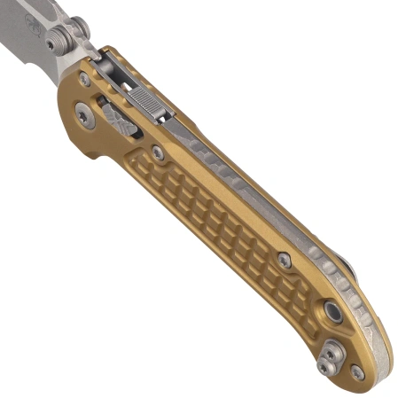 Microtech LUDT Ram-Lok S/E Knife Tan Frag Aluminium, Apocalyptic M390MK by Tony Marfione (1135RL-10APFRTA)