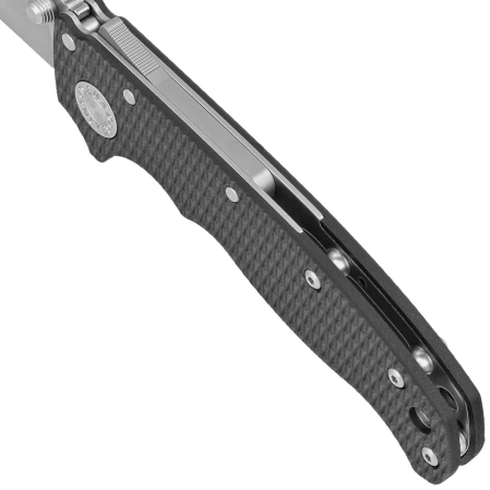 Nóż składany Demko AD20.5 Shark Foot Black G10, Stonewashed CPM 20CV by Andrew Demko (205-20CV-BLK-SF)